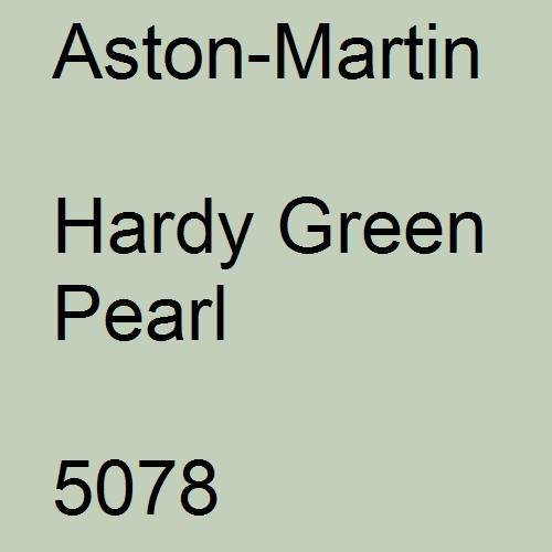 Aston-Martin, Hardy Green Pearl, 5078.